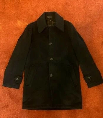 Montgomery men's navy paddock coat - Image 1 of 4