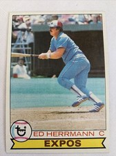 1979 TOPPS BASEBALL CARD #374 ED HERMANN MONTREAL EXPOS NMMT FREE SHIPPING!