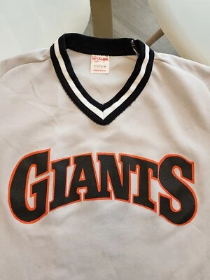 Vintage San Francisco Giants Jersey Size MEDIUM Youth Golden West Windows - Image 1 of 4