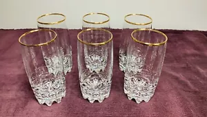 Circleware Crystal PARISIAN 12.5oz Highball Tumbler Drink Clear - Set of 6 - Picture 1 of 11