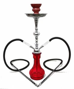 2 Schlauch Rot Shisha Schwarz Schlauch Laser Rauchen Hooka Set Best Kaufen Nargila r - Bild 1 von 7
