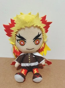 Bandai Demon Slayer Kimetsu no Yaiba Chibi Plush - Kyojuro Rengoku Doll  FAST US - Picture 1 of 6