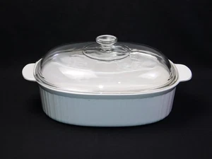 Vintage Corning Ware F-14-B 4 Liter French White 4 Quart Deep Roaster - Picture 1 of 15