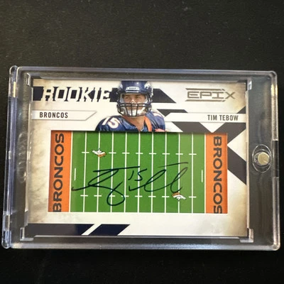 Tim Tebow /270 ROOKIE AUTO 2010 panini America EPIX Denver Broncos 🔥🔥🔥 - Image 1 of 4
