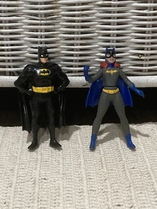 Vintage 1989 Batman 4" PVC DC Comics Applause Figur & McDonald’s Batgirl - Bild 1 von 4