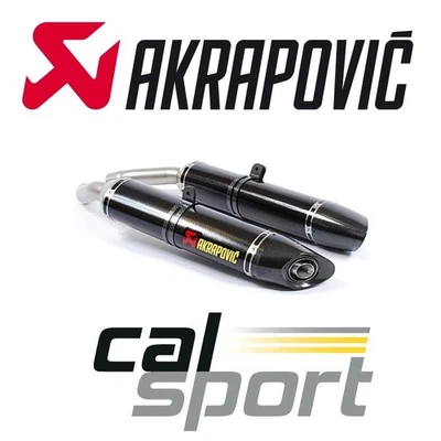 Akrapovic Yamaha YZF R1 2005 05 Road Legal Carbon Slip On Exhaust Silencers 5VY - Изображение 1 из 4
