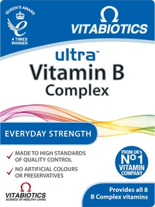 Vitabiotics Ultra Vitamin B Complex Tablets - 60 Count BB:12/26 - Picture 1 of 12