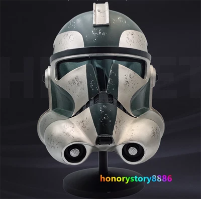 Star Wars Commander Gree Helmet Cosplay Full Face Mask Resin Prop Halloween Gift - Image 1 of 4