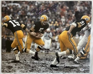 Paul Hornung Signed 16x20 Photo PSA COA Sticker Green Bay Packers - Picture 1 of 3