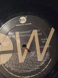 Missy Elliott Beep Me 911 Remix 12" Vinyl Promo EastWest 1998 ft Magoo Timbaland - Picture 1 of 3