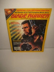 1982 BLADE RUNNER Official SOUVENIR Magazine HARRISON FORD Mint w/Centerfold - Picture 1 of 4