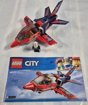 Lego City #60177 Airshow Jet 2018 - 100% Complete with Instructions - Image 1 of 4