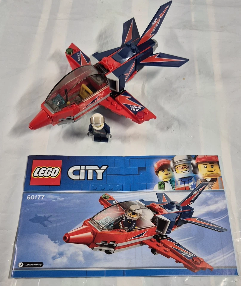 Lego City #60177 Airshow Jet 2018 - 100% Complete with Instructions - Image 1 of 4