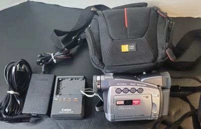 CANON ZR80 MINI DV Camcorder Works Great comes with 2 chargers Charger. - Image 1 of 4