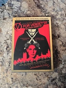 V for Vendetta DVD Película 2 Disco Edición Especial Con Funda - Imagen 1 de 2