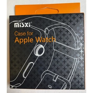 Misxi Lot de 2 Coque pour Apple Watch avec Vitre Protecteur d'écran - Photo 1 sur 6