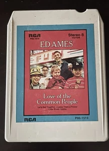 RARE Ed Ames Love of The Common People 8 Track Cartridge TESTED RCA P8S 1510 - Imagen 1 de 7