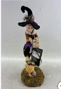 Katherine’s Collection Halloween Belinda Hexe Figur & Pudel - Limited Edition - Bild 1 von 11