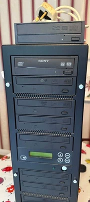 Edge 10 1 to 11 DVD CD Disc Duplicator plus one spare back up burner - Image 1 of 4