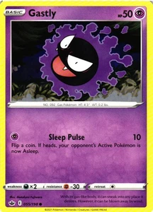 Gastly Normal 055/198 SWSH06: Chilling Reign NM - Picture 1 of 2