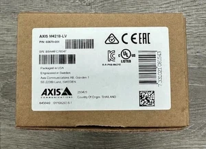 Cámara domo de red Axis M4218-LV 8MP Mini 02679-001 nueva sellada - Imagen 1 de 3