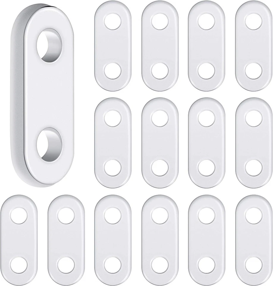Jetec 20 Pieces Curtain Weights Curtain Iron Weights White Bedroom Window Pendan