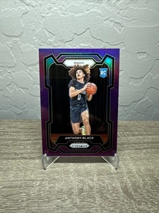 2023-24 Panini Prizm Anthony Negro Púrpura Novato RC/99 #170 Orlando Magic - Imagen 1 de 1