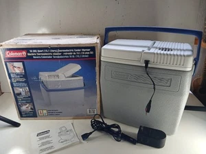 Coleman 16 Qt. Thermoelectric Portable Cooler Heats or Cools 12V W/Adapters 5615 - Picture 1 of 18