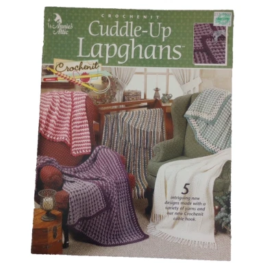 Crochetnit Cuddle-Up Lapghans- Annie's Attic 5 Designs - Image 1 of 2