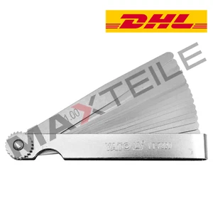 Fühlerlehre Abstandslehre Blattlehre Ventillehre 17-tlg Fühllehre 0,02 - 1,00mm - Bild 1 von 6