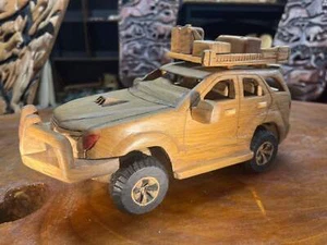 Toyota Landcruiser Prado V1.1 Hand Carved Mahogany - Picture 1 of 6