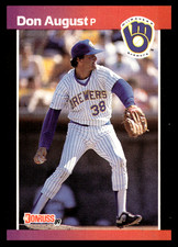 1989 Donruss Don August #410 Milwaukee Brewers