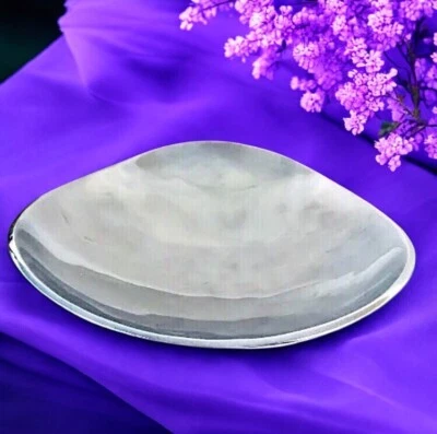 Tazón de pasta Nambe Cradle aleación de plata para servir o exhibir 2010 Foto 1 de 4