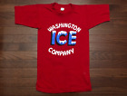 VINTAGE 1970's WASHINGTON ICE T SHIRT MENS SMALL RED BLUE D.C. MAYO SPRUCE e