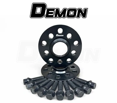 Black 10mm Hubcentric Wheel Spacers 5x120 72.6 BMW 3 series E90 E91 E92 E93 D - Image 1 of 2