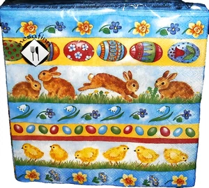 Pascua ~ Servilletas de Almuerzo ~ 20 Ct ~ Escenas de Pascua Surtidas de 3 Capas ~ 13" x 13" - Imagen 1 de 1