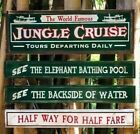 Jungle Cruise Inspired Solid Wood and Paint Dock Sign
