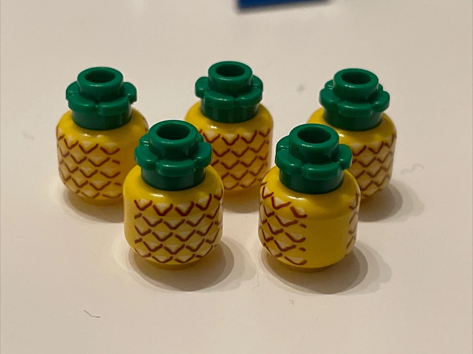 LEGO® Ananas Essen City Figuren Zubehör 5 Stück Obst Frucht
