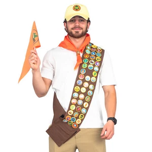 Adult Unisex UP Movie Russel Explorer Halloween Comic Con Cosplay Costume - Picture 1 of 12