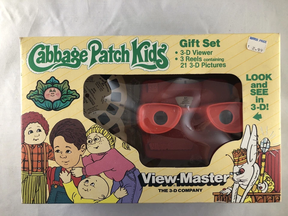 Juego de regalo vintage Cabbage Patch Kids View Master nuevo en caja Foto 1 de 1