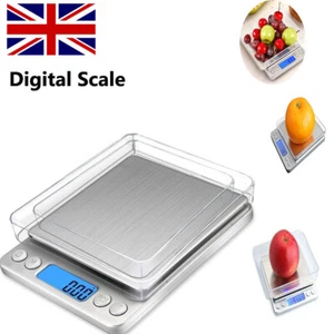 0.03g 500g Digital LCD Weighing Kitchen Scale Pocket Grams Electronic Food - Picture 1 of 13