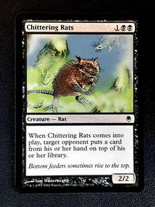 CHITTERING RATS 2004 MAGIC THE GATHERING DARKSTEEL #39 NM+ 68405 - Picture 1 of 2