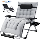 Oversized Zero Gravity Chair ,VECUKTY XXL 33IN Ergonomic Patio Recliner Folding