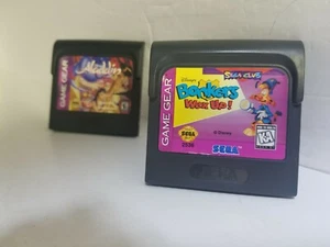¡CERA BONKERS! + Juego ALADDIN para Sega Game Gear Limpiado y Probado R15 - Imagen 1 de 3