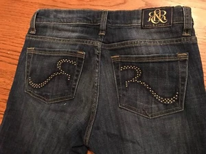 Rock & Republic Kasandra Womens Dark Wash Blue Jeans sz 4 SR41 28 x 32 - Picture 1 of 12