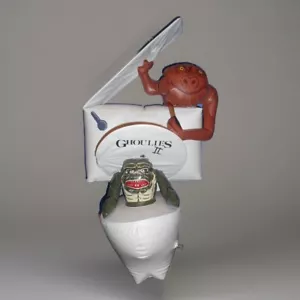 GHOULIES 2 WC Gonfiabile Mobile PROMO Film Horror Halloween Vestron RARO - Foto 1 di 12
