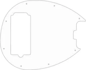 WD Custom Pickguard For Music Man 5 String Sterling 5-H Bass #02 White - Picture 1 of 1
