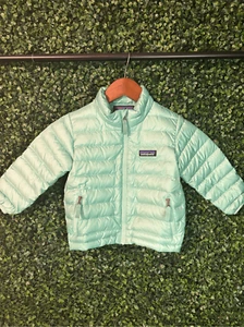 Kids Patagonia Teal Blue Puffer Jacket Size 2T - Picture 1 of 3