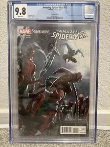 Amazing Spider-Man #10 2015 CGC 9.8 Dell'Otto 1:25 Variant (1st app Spider-Punk) - Picture 1 of 7