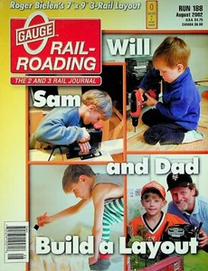 Revista ferroviaria calibre O funcionando 188 agosto 2002 diseño de 3 rieles Bielen's 7'x9' - Imagen 1 de 2